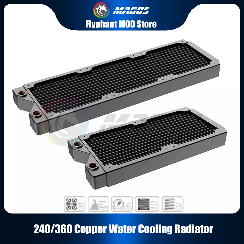 Chiller Water Cooling System Pc - Azieru 240 360ระบายความร้อนด้วยน้ำหม้อน้ำทองแดง watercooler เครื่องแลกเปลี่ยนความร้อนระบายความร้อน PC