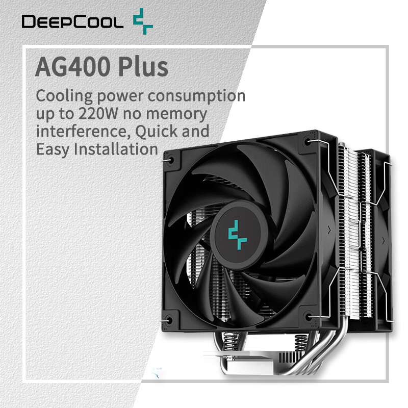 DEEPCOOL AG400 4 ท่อความร้อนพั - Air Cooler Cpu บทวิจารณ์และราคา