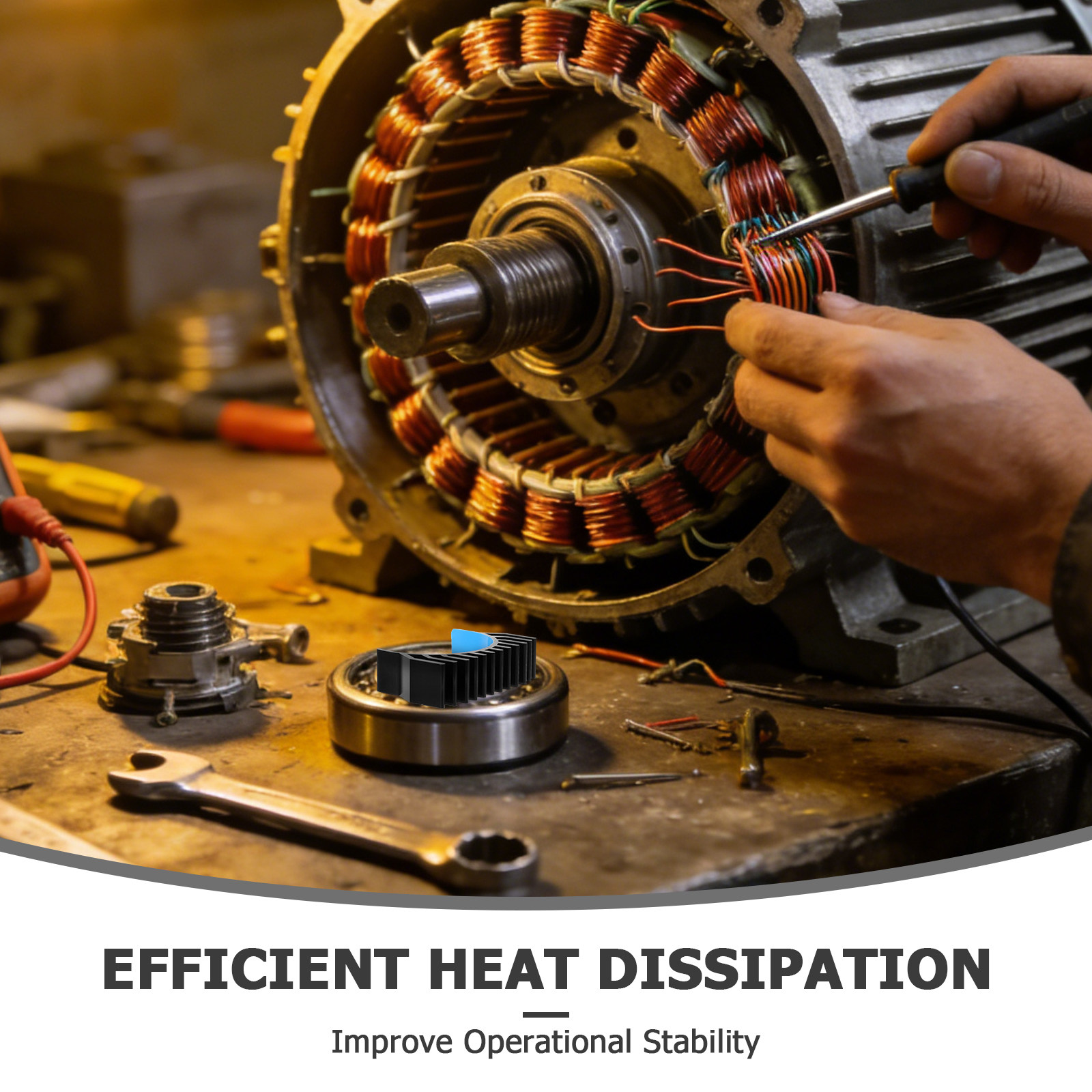 ฮีทซิงค์มอเตอร์สเต็ปเปอร์อะลูม - Heatsink บทวิจารณ์และราคา