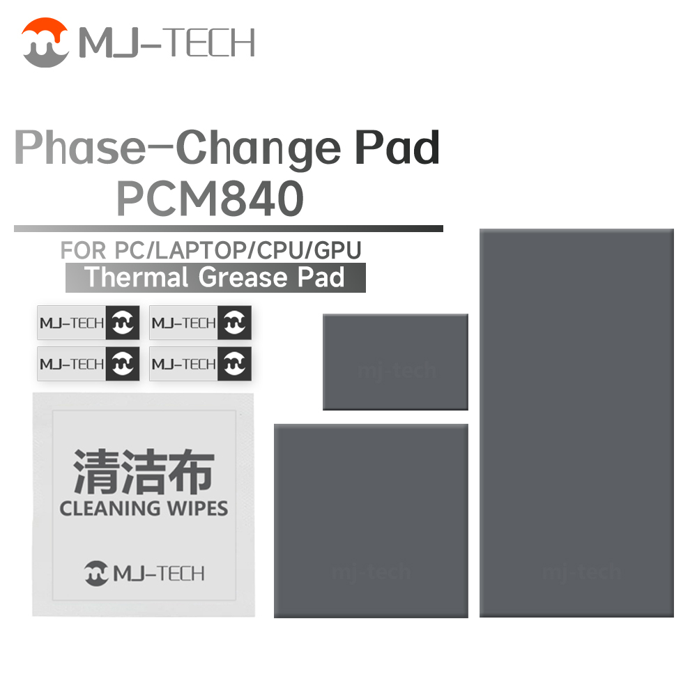 แผ่นเปลี่ยนเฟส MJ-TECH PCM840  - Thermal Paste บทวิจารณ์และราคา