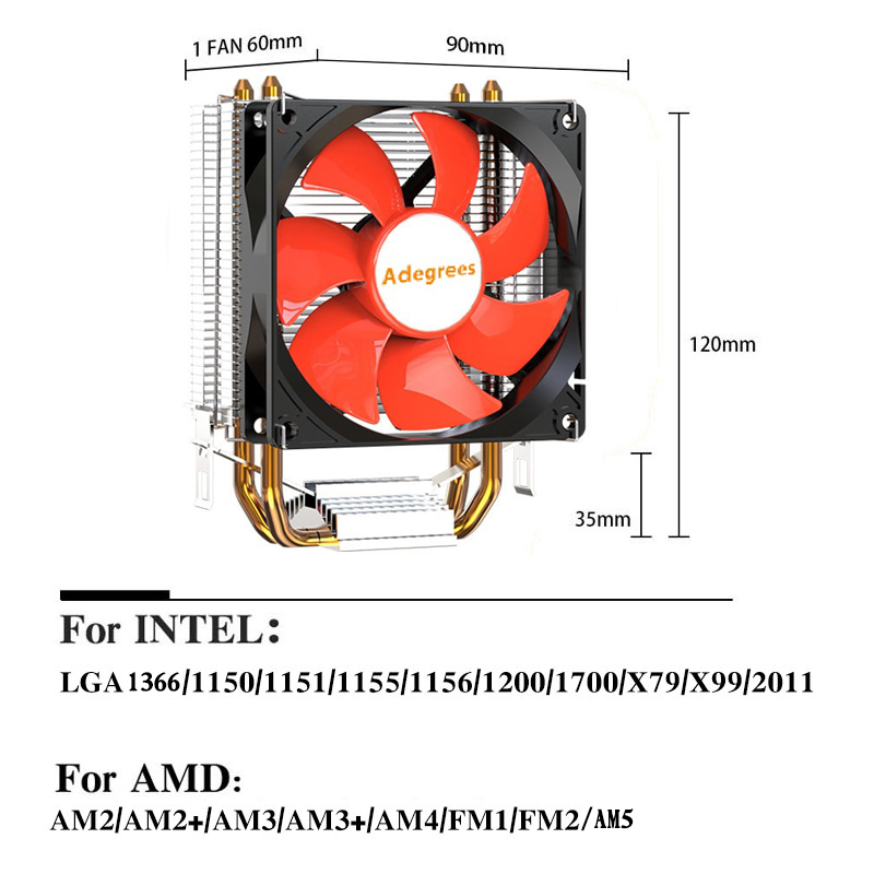 X99 CPU Air Cooler โปรเซสเซอร์ - Cpu Cooler บทวิจารณ์และราคา