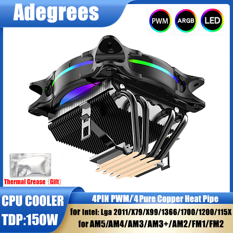 X99 CPU Air Cooler 3Pin/4Pin A - Cpu Cooler บทวิจารณ์และราคา