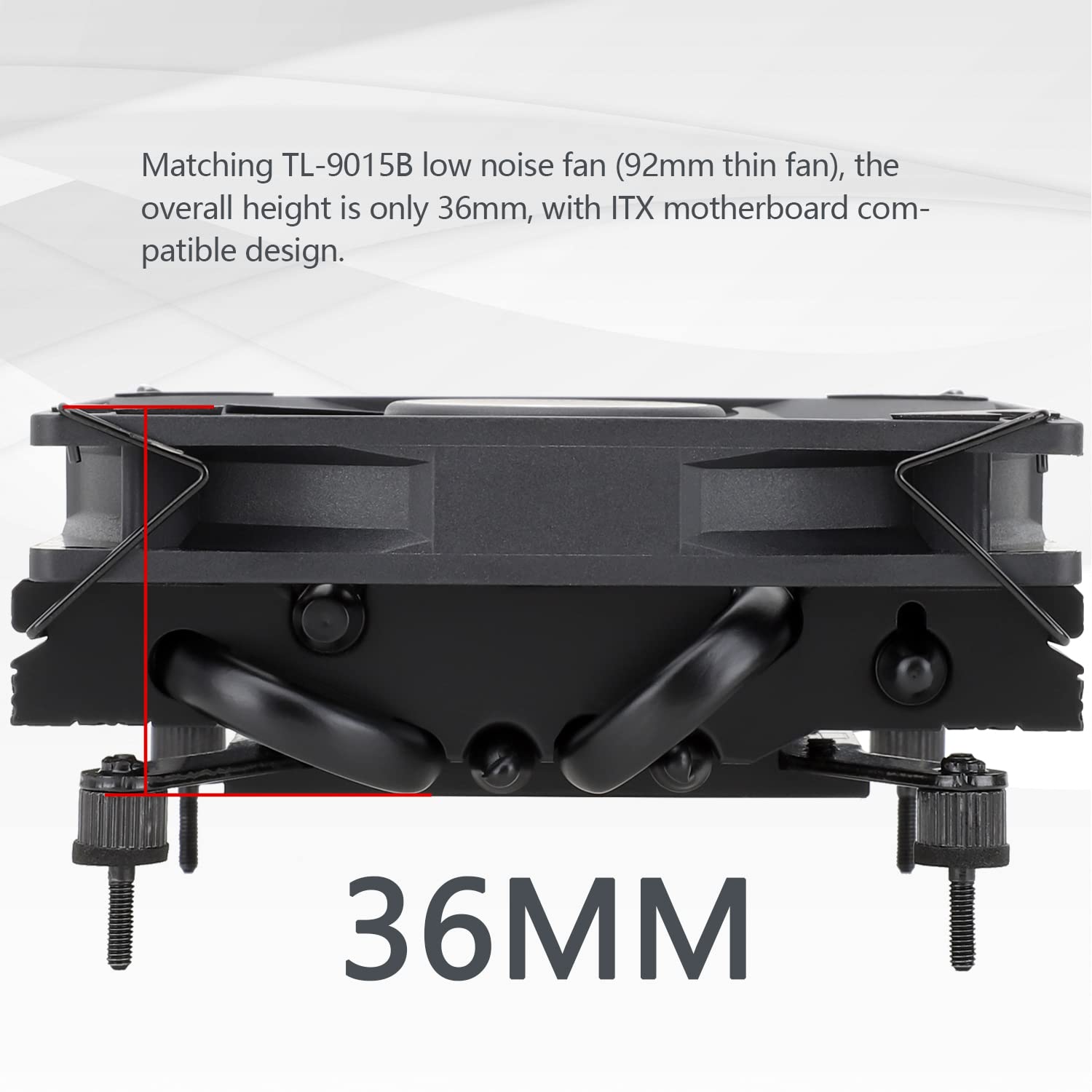 Thermalright AXP-90 X36สีดำ CP - Cpu Cooler บทวิจารณ์และราคา