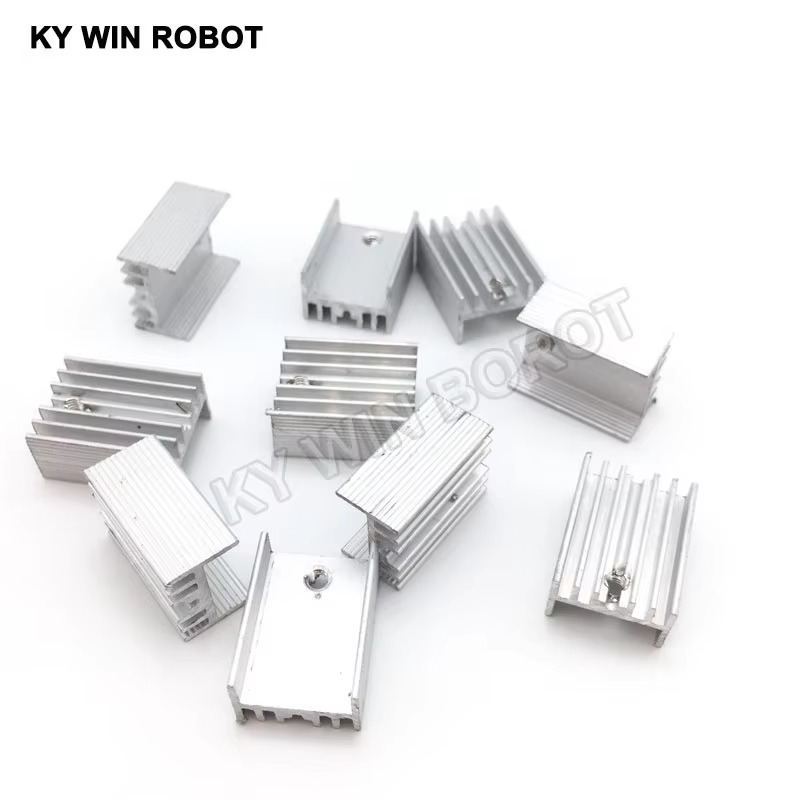 10 ชิ้นอลูมิเนียม TO-220 ฮีทซิ - Heatsink บทวิจารณ์และราคา